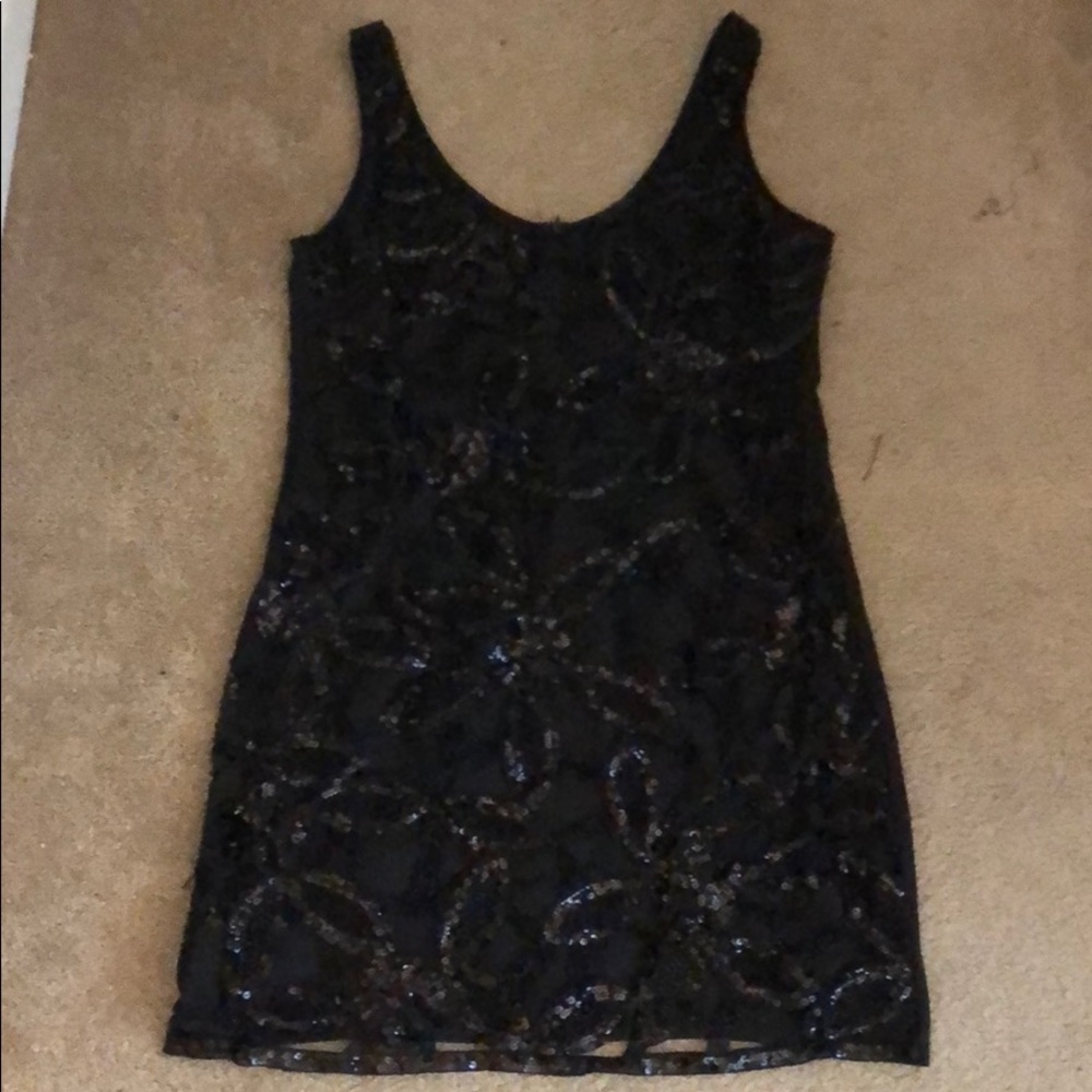 Black cocktail dress